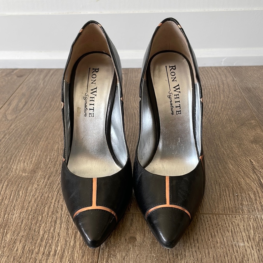 Black and Tan Heels